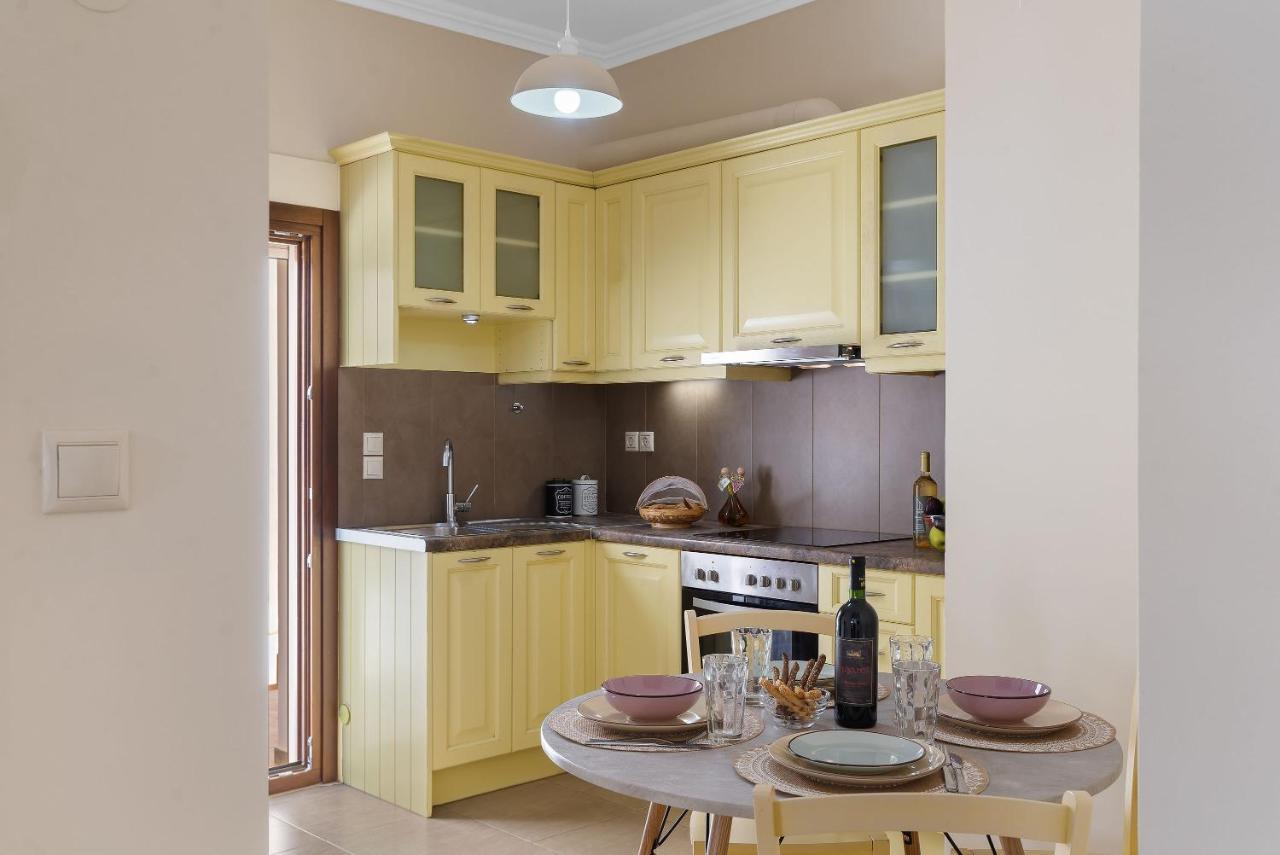 Amphitrite Beach House Hriszí Aktí Haniá Kültér fotó