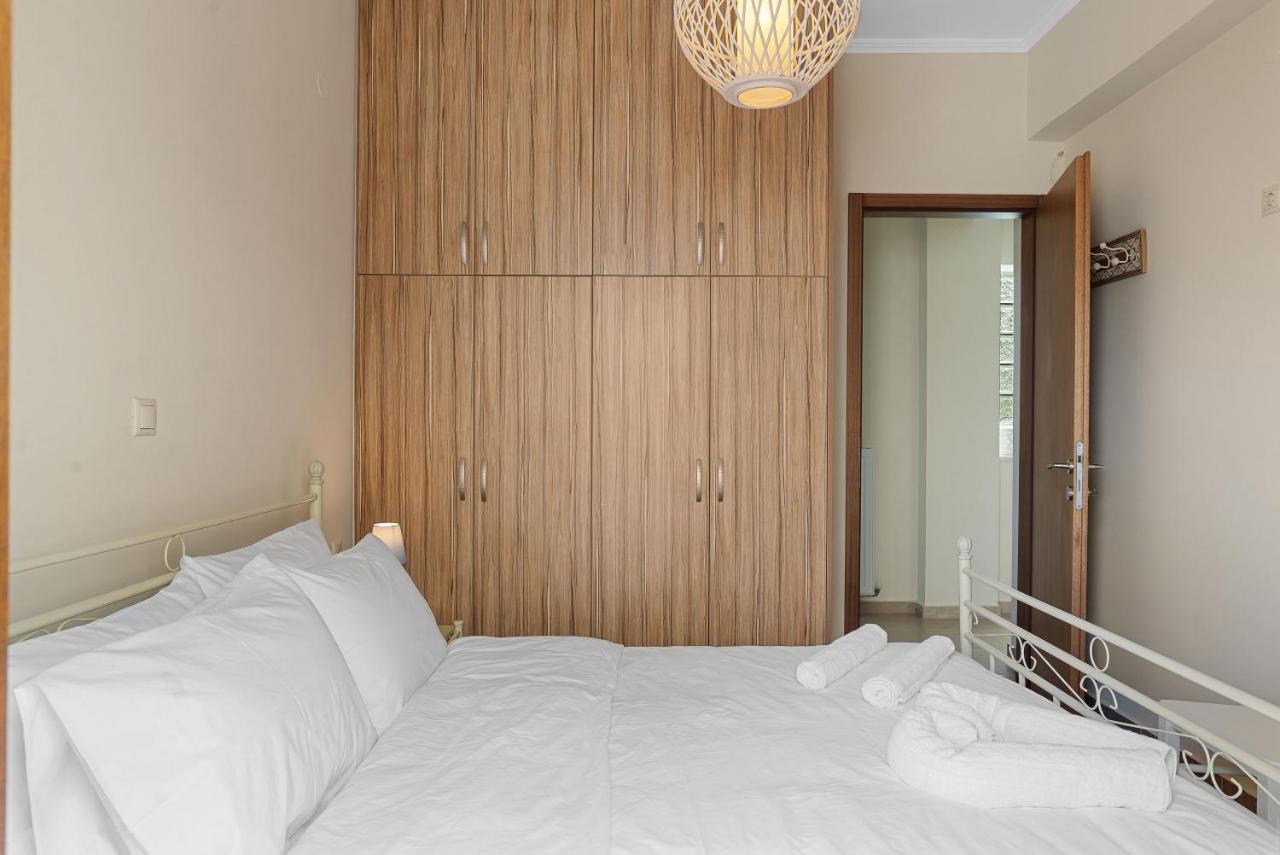 Amphitrite Beach House Hriszí Aktí Haniá Kültér fotó