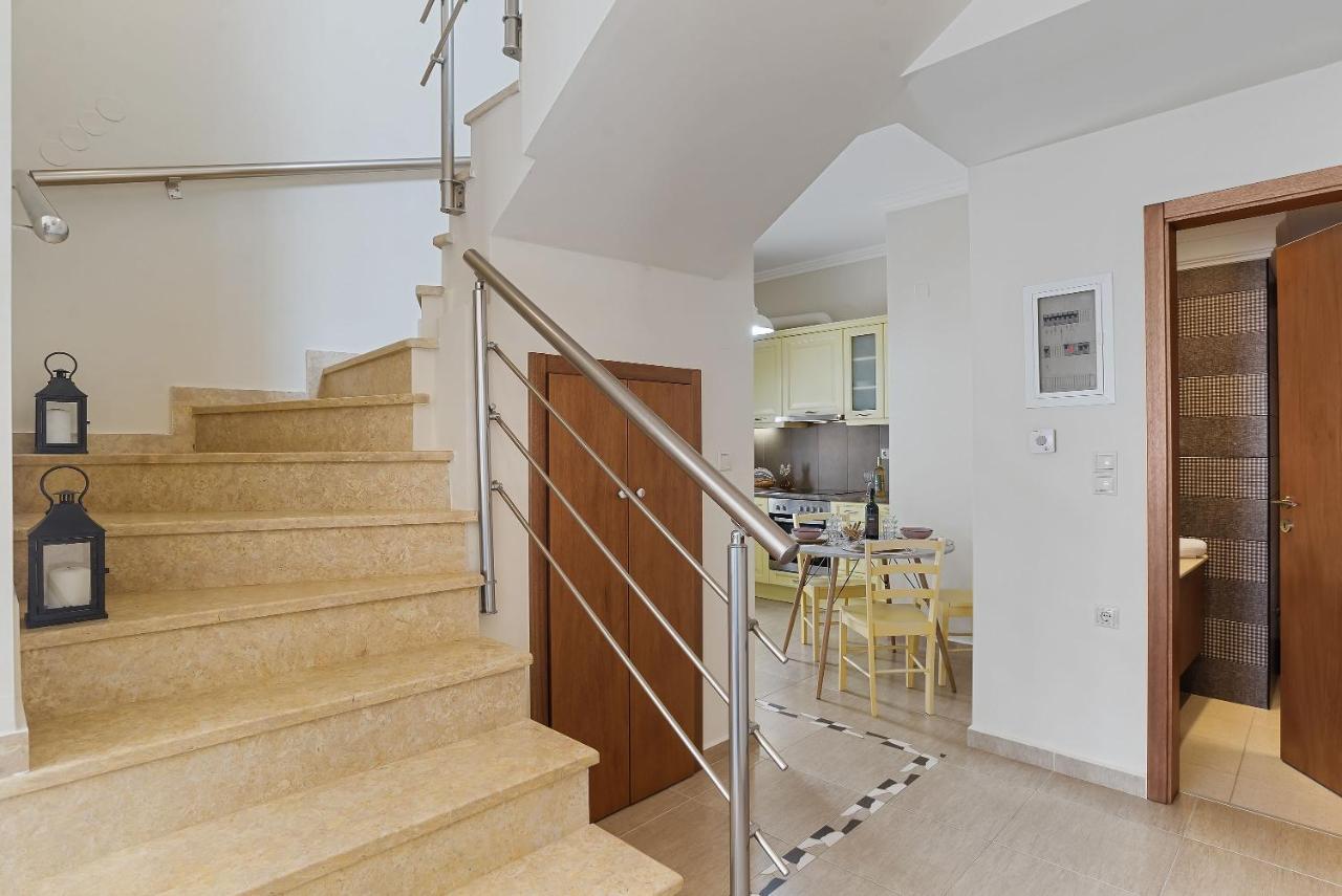 Amphitrite Beach House Hriszí Aktí Haniá Kültér fotó