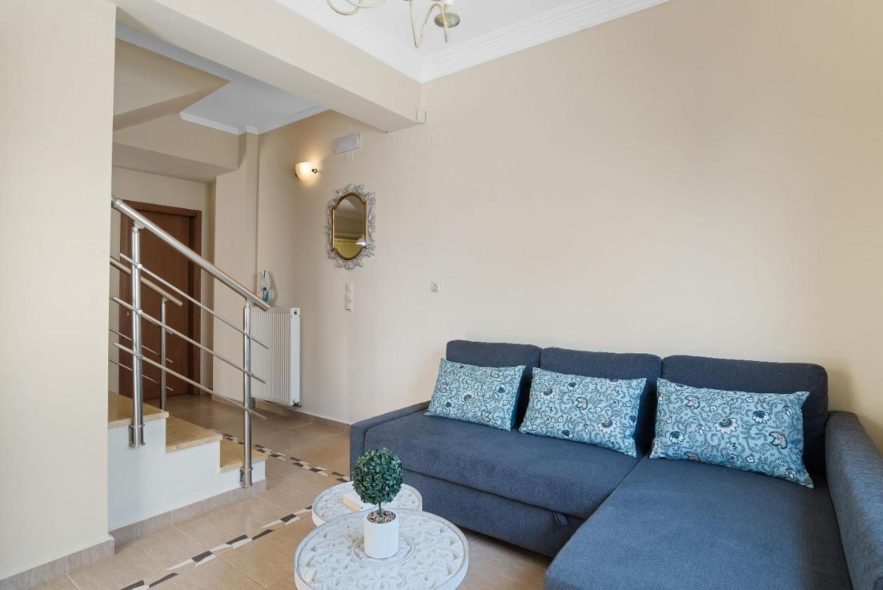 Amphitrite Beach House Hriszí Aktí Haniá Kültér fotó